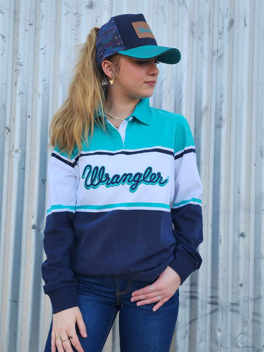 Wrangler Bertha Logo Rugby Top