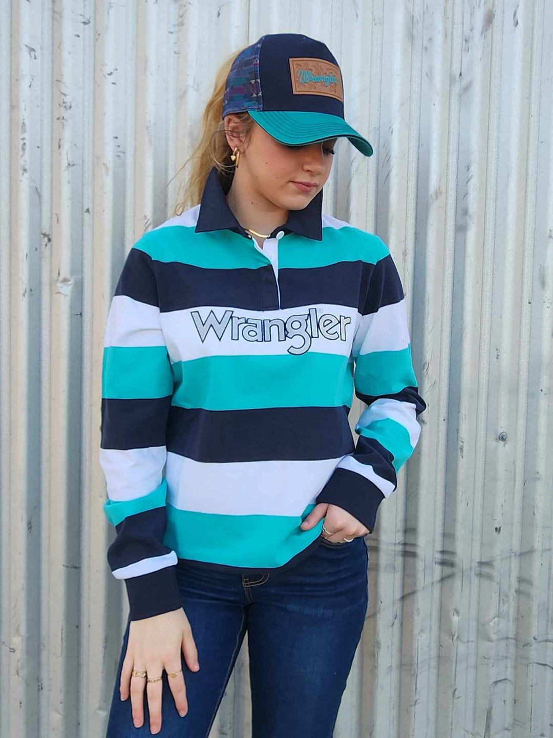 Wrangler Brianna Logo Rugby Top