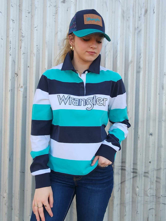 Wrangler Brianna Logo Rugby Top