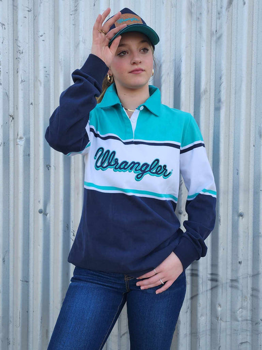 Wrangler Bertha Logo Rugby Top