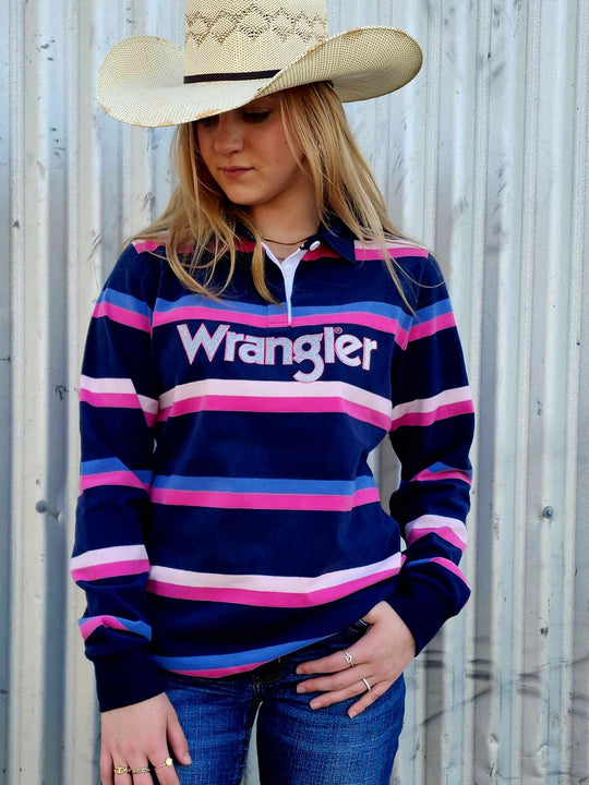 Wrangler Jada Logo Rugby Top