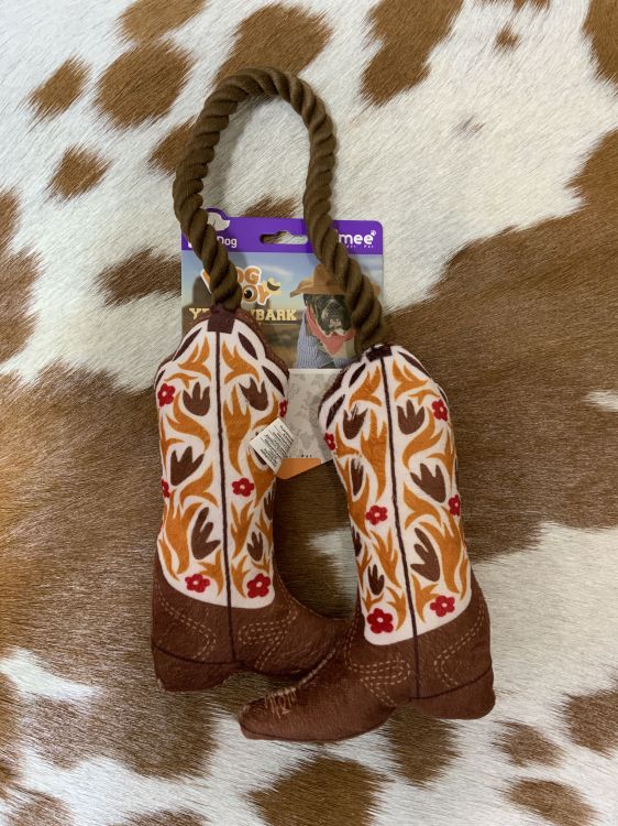 DOG TOYS - Cowboy Boot Soft Dog Toy