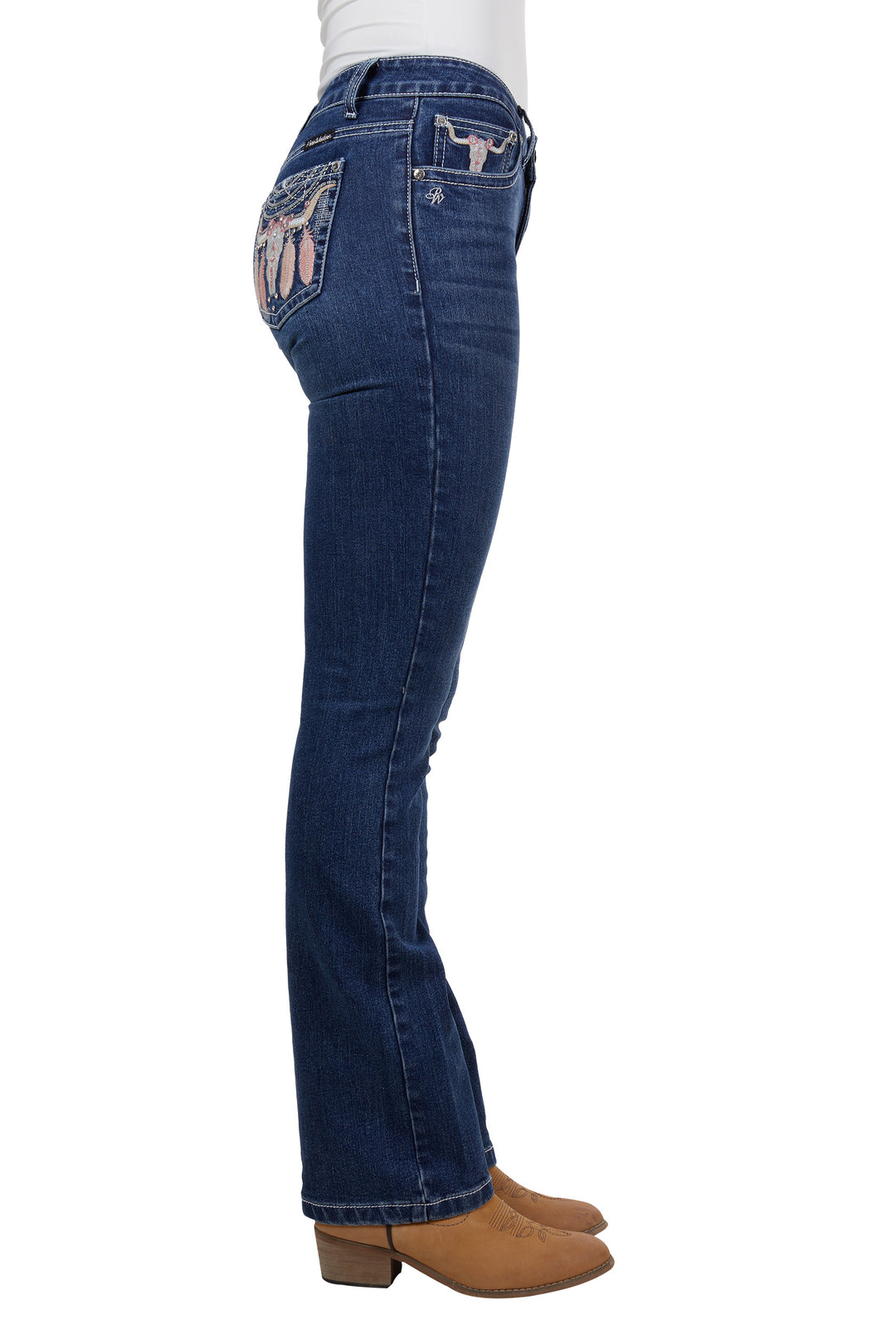 Pure Western AVA Longhorn Bootcut 32" Leg Jeans