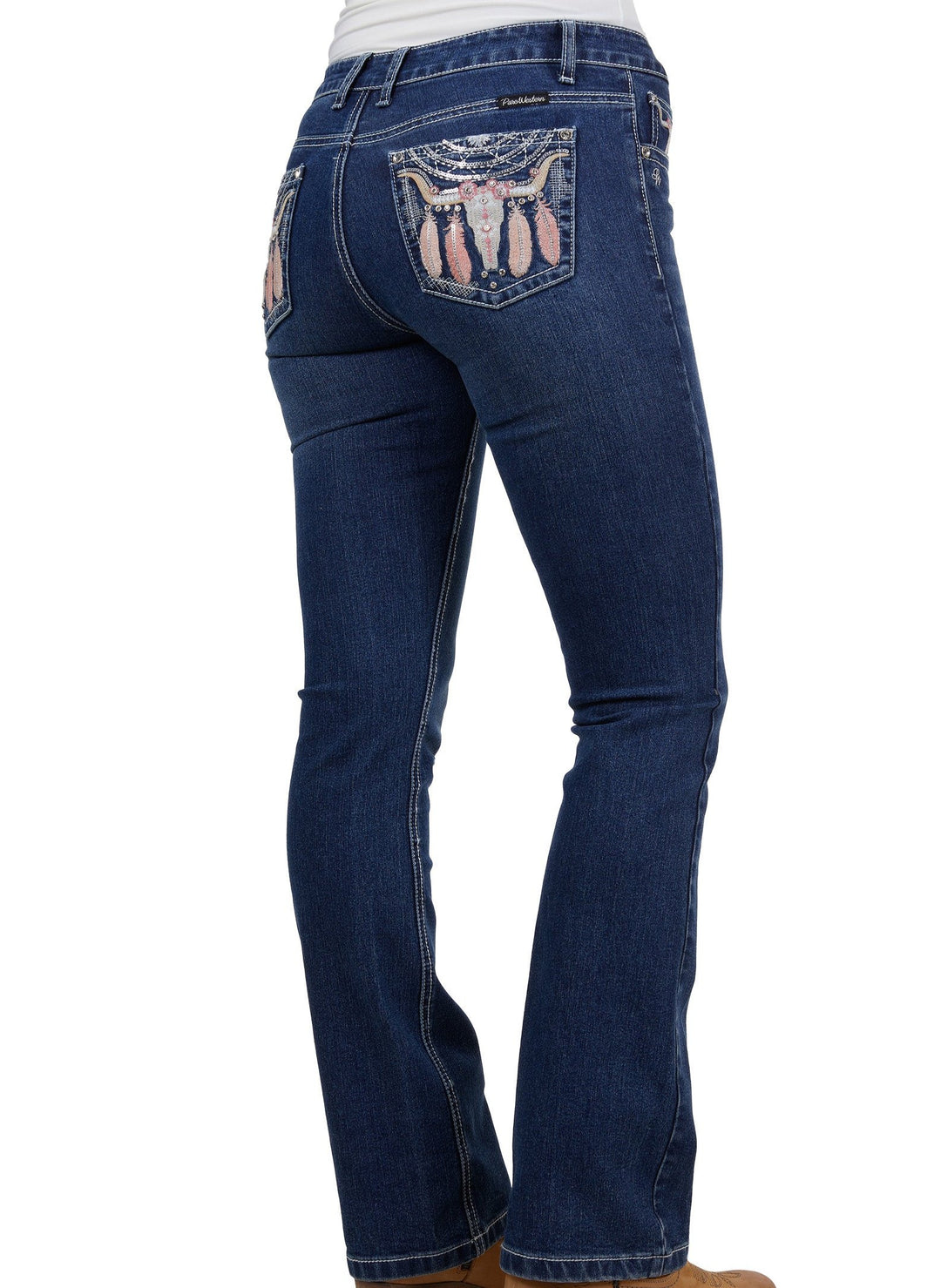 Pure Western AVA Longhorn Bootcut 32" Leg Jeans