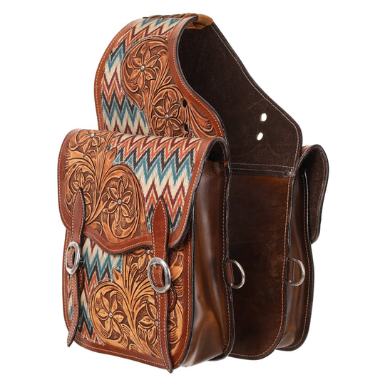 Saddle Bags -  Genuine Leather Saddle Bag Set