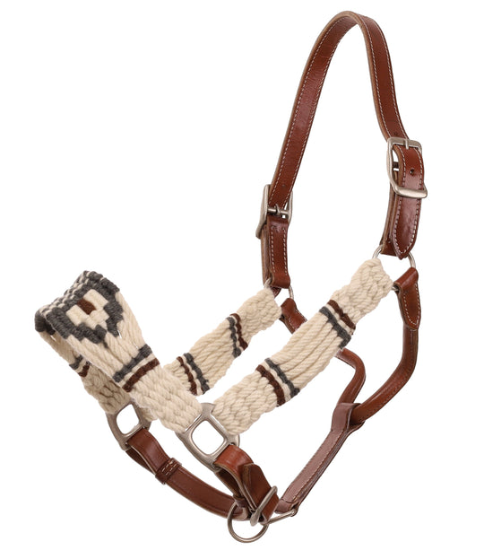 Halter -  Leather & Mohair String Halter