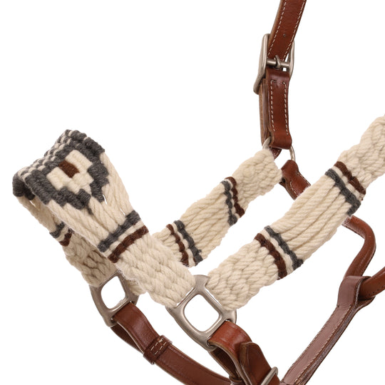 Halter -  Leather & Mohair String Halter