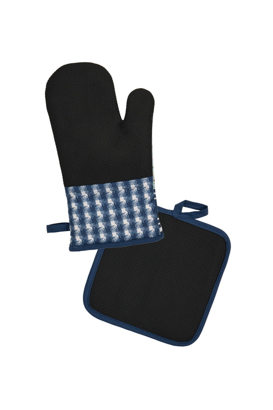 Thomas Cook Oven Mitt Set - Navy Chicken