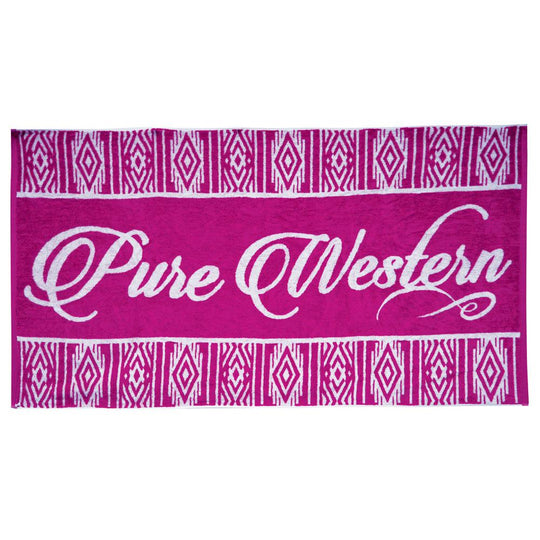 Giftware - Pure Western  Beach Towel Pink or Blue  BAMBOO