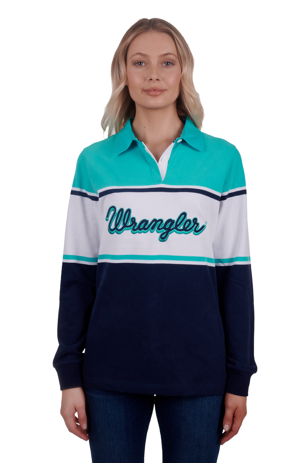 Wrangler Bertha Logo Rugby Top