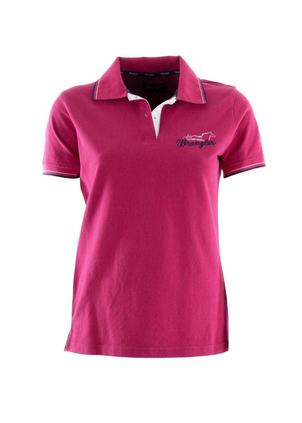 Wrangler Ladies Gerry Polo Top Pink