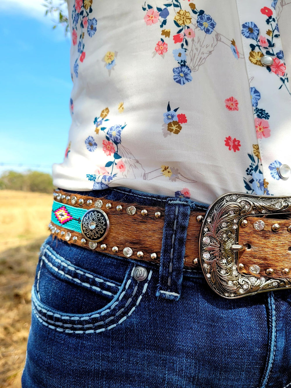 Ladies Pure Western Brianna Belt