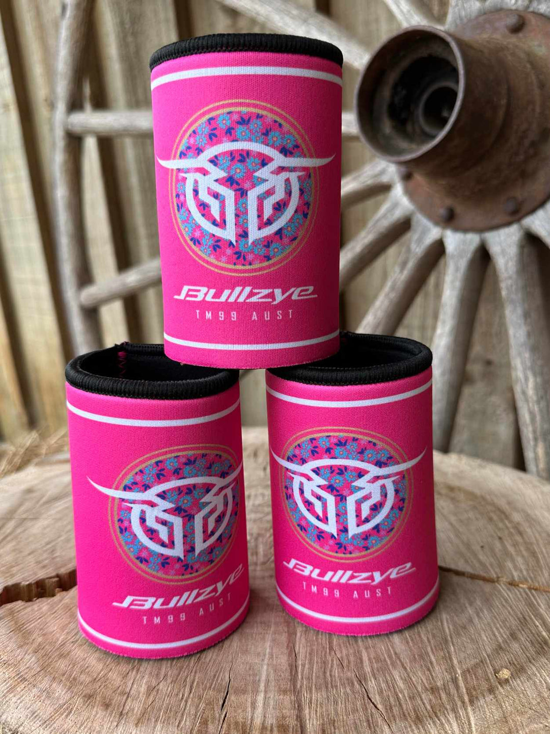 Bullzye -  Stubby Holder Cooler PINK