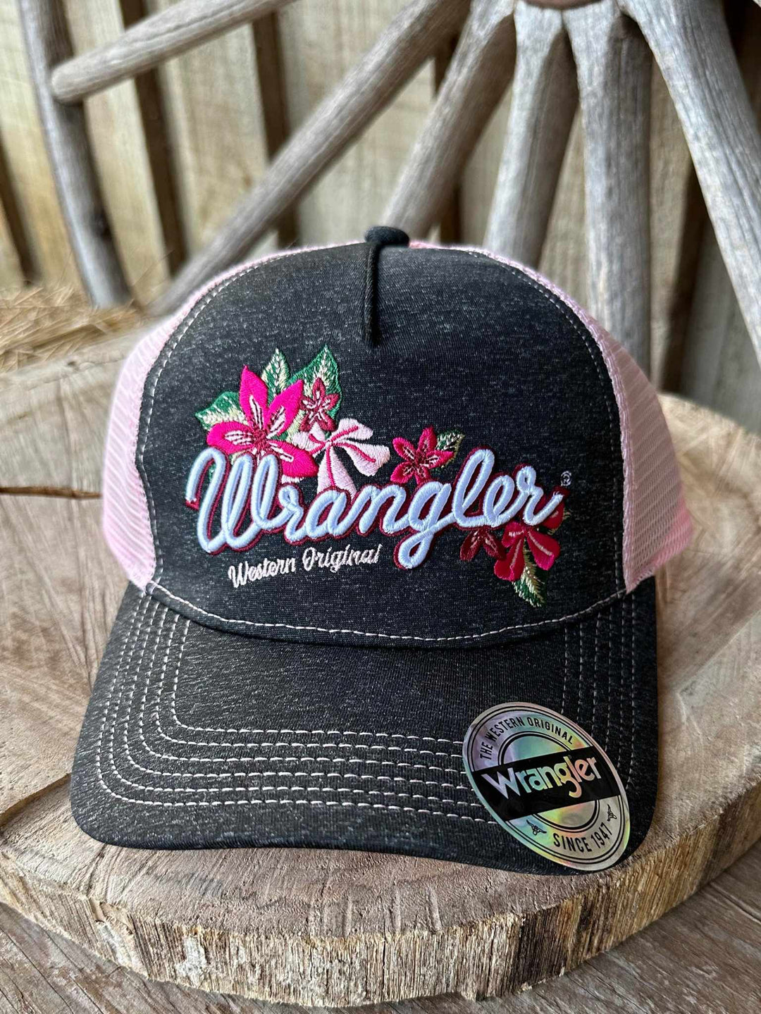 Wrangler Ladies Cleo Trucker Cap -  Charcoal