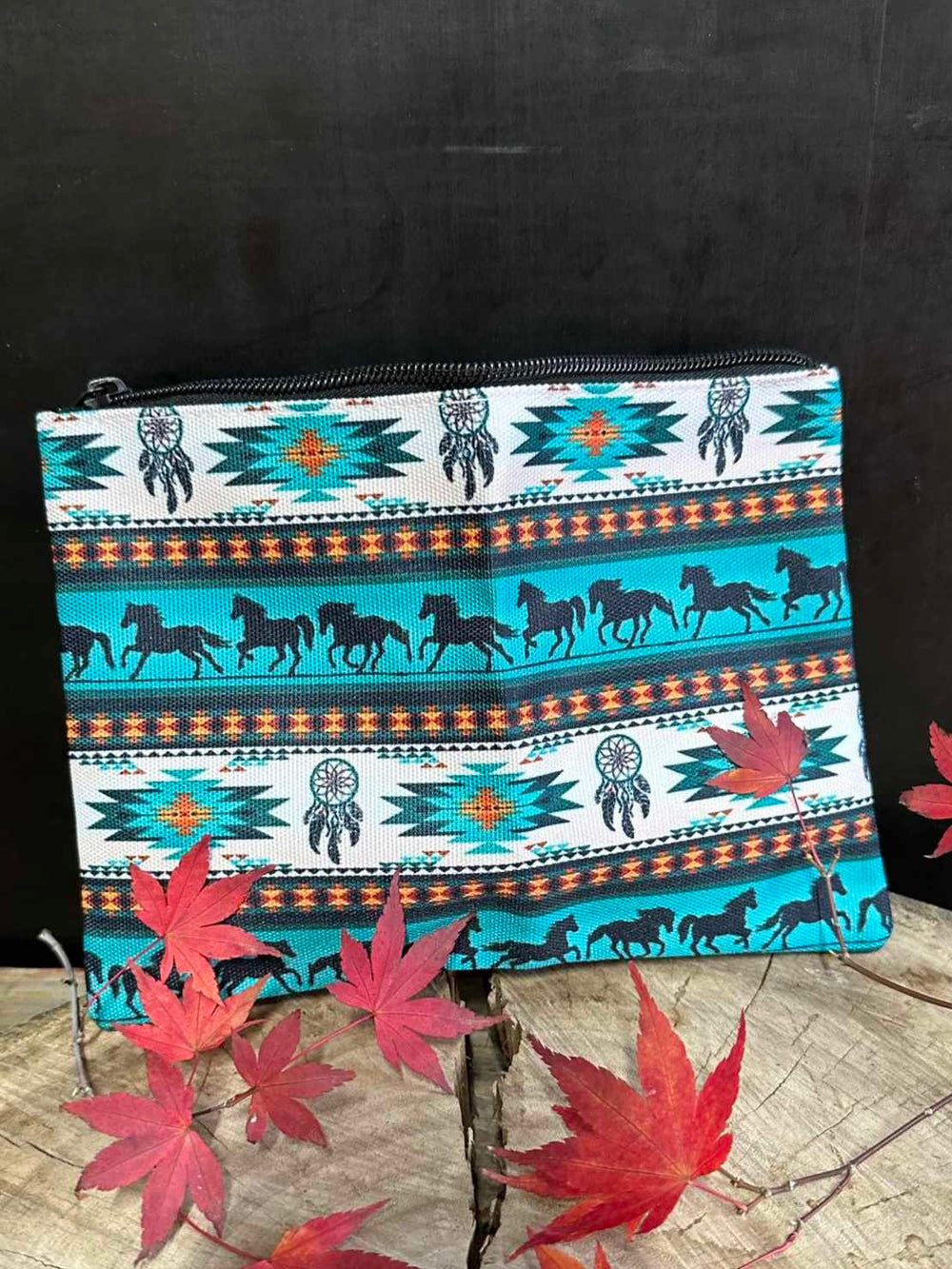 Horse Print Pencil Case