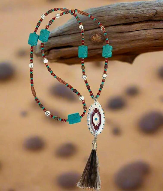 Jewellery - Genuine HH Western Necklace Taos Tassel