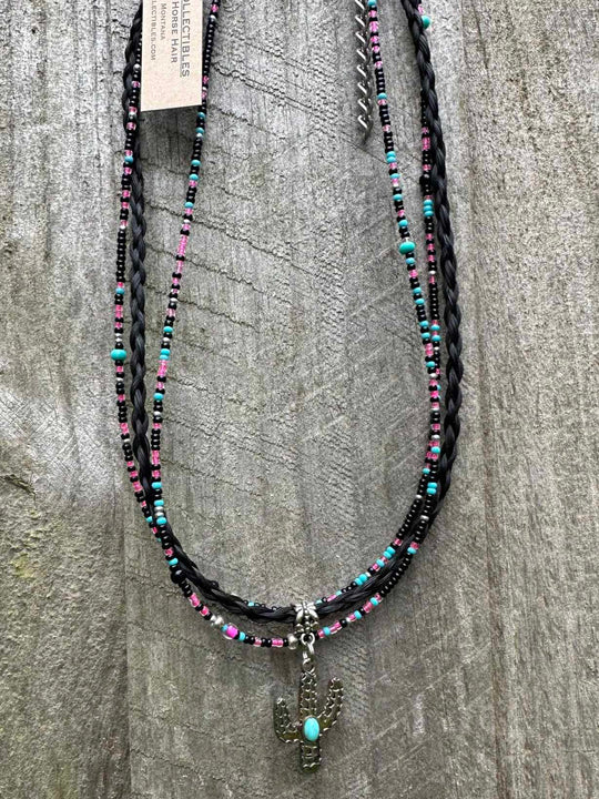 Jewellery - Genuine HH Western Necklace Midnight Cactus