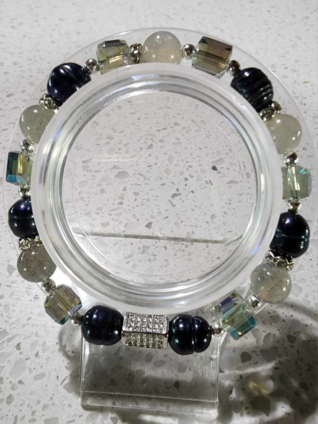 Jewellery - Genuine Semi Precious Gemstone & Freshwater Pearl Bracelet