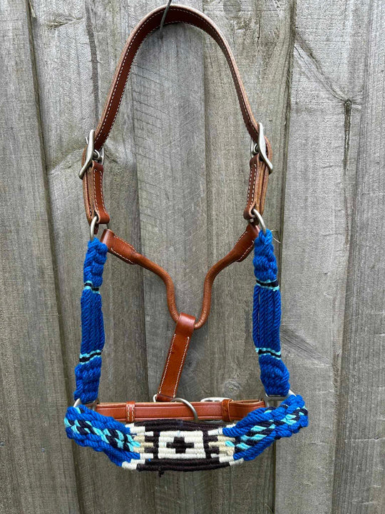 Halter -  Leather & Mohair String Halter