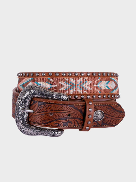 Pure Western Ladies  LIVVY Aztec Belt Size L or XL