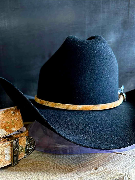 Pure Western Paulette Hide & Gold Hat Band