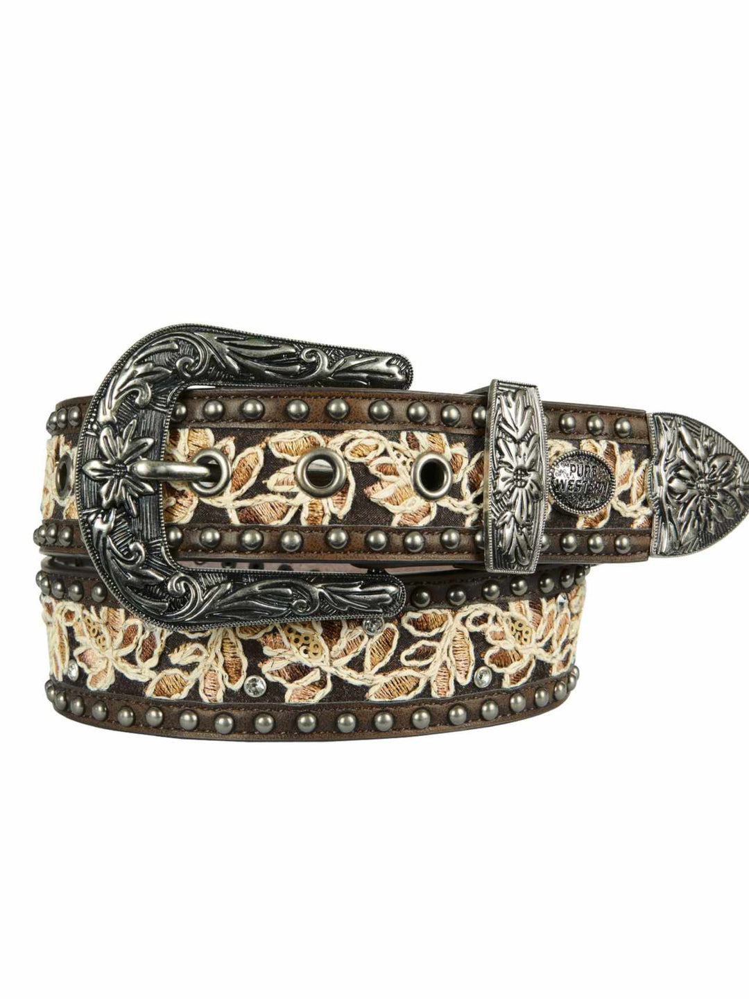 Ladies Pure Western Alegra Floral  Belt