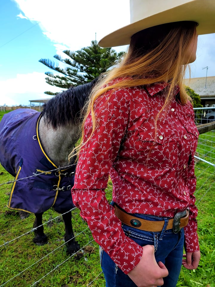 Wrangler USA Collection Scarlet Cotton Shirt Size XL