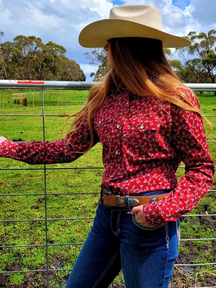 Wrangler USA Collection Scarlet Cotton Shirt Size XL