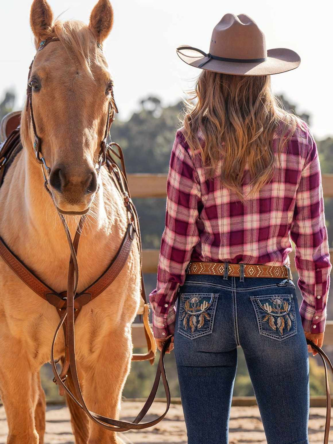 Pure Western Ladies Shakia Cotton Shirt Size 12 or 14