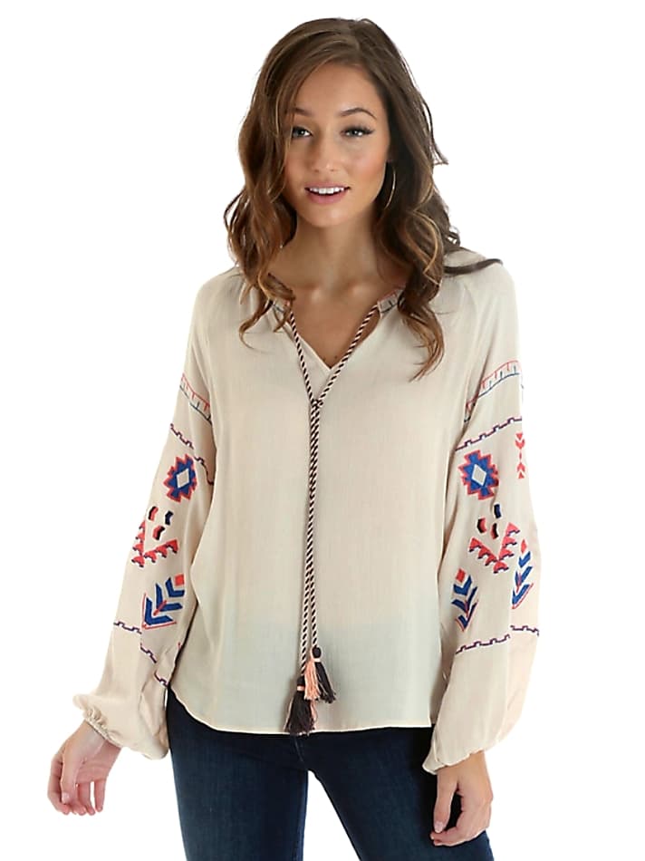 Wrangler USA Pheasant Flowy Top