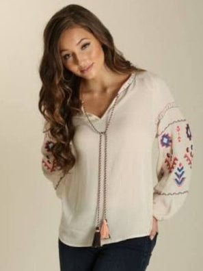 Wrangler USA Pheasant Flowy Top