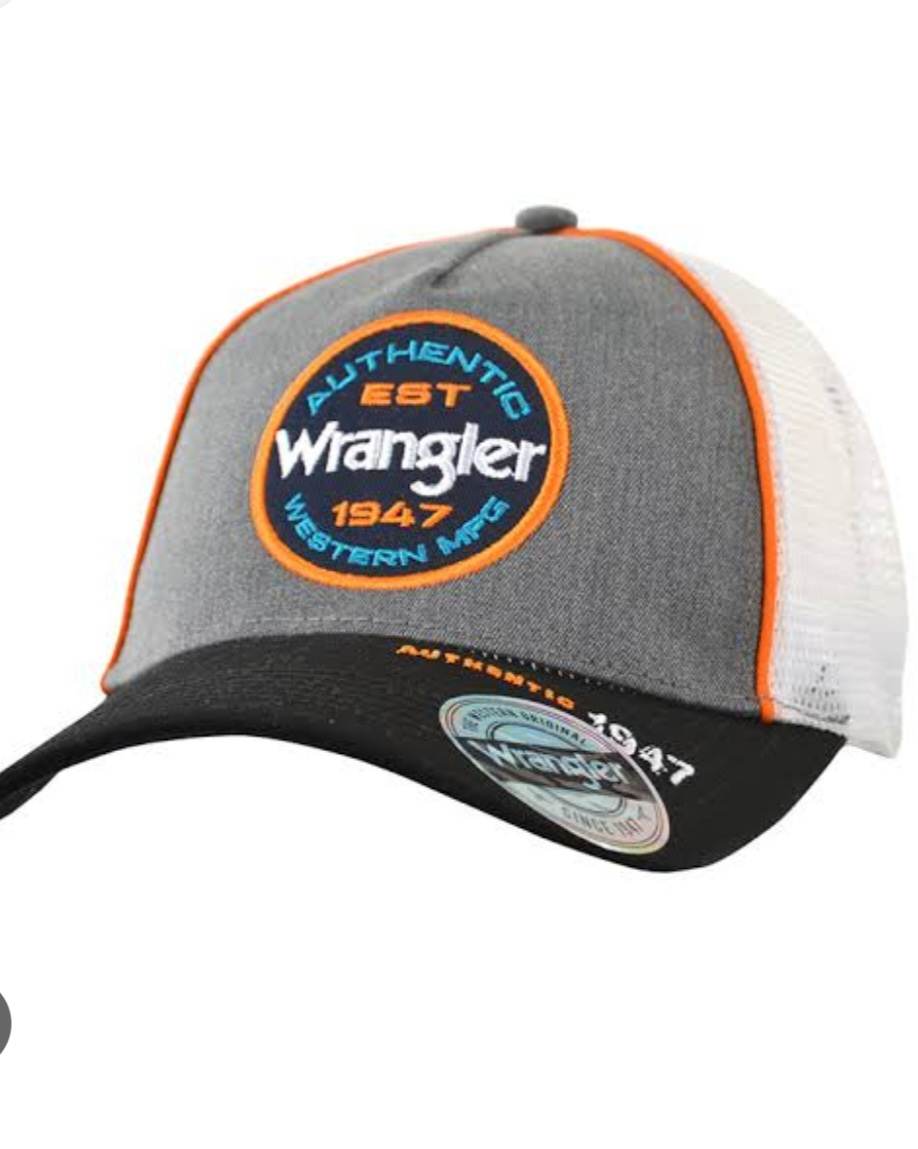 Wrangler Mens Ledger Trucker Cap