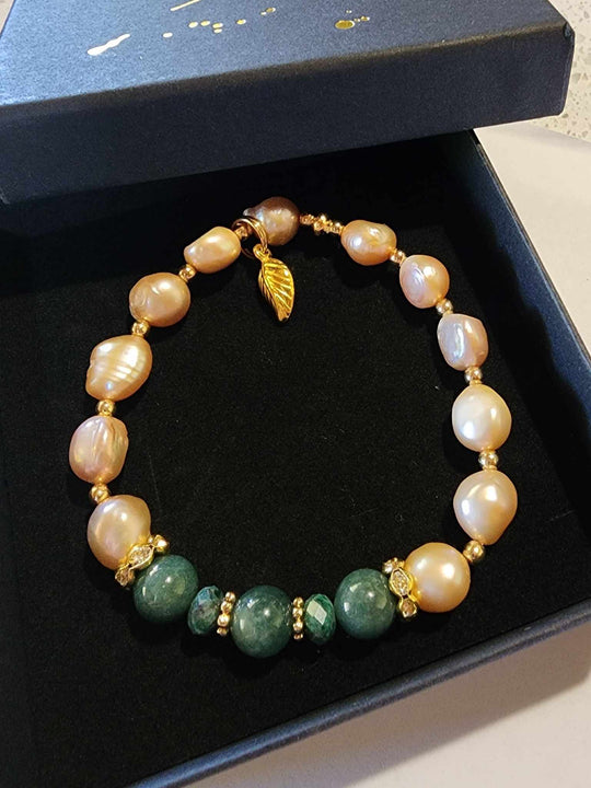 Jewellery - Genuine Multi Freshwater Pearls & Jade