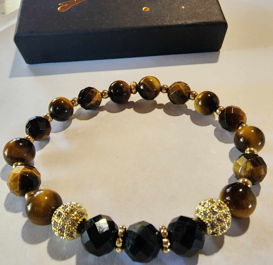 Jewellery - Genuine Tiger Eye Gemstone Bracelet