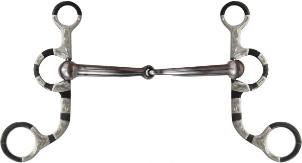 Bits - Western Show Snaffle Argentine Style 5.5" Mouth