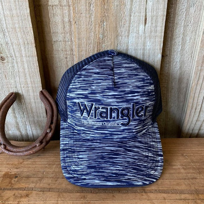 Wrangler West Trucker Navy Melange