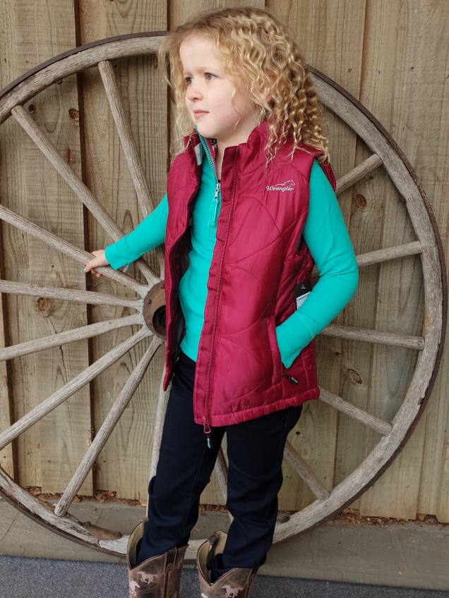 Vest - Girls Wrangler Mackay Vest 8,