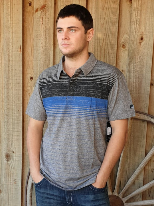 Polo  - Mens Pure Western Brock Polo Shirt Size M