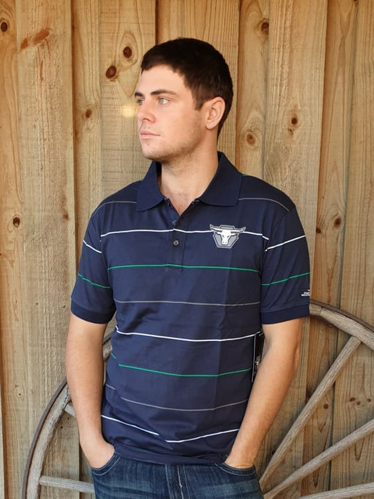 Polo - Mens Pure Western Kayden Polo Shirt Size M