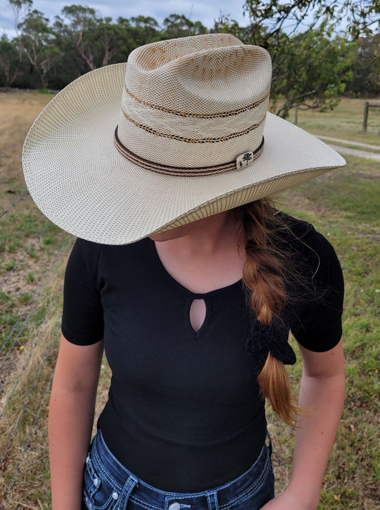 Hat - Alamo Straw Unisex Cowboy Hat