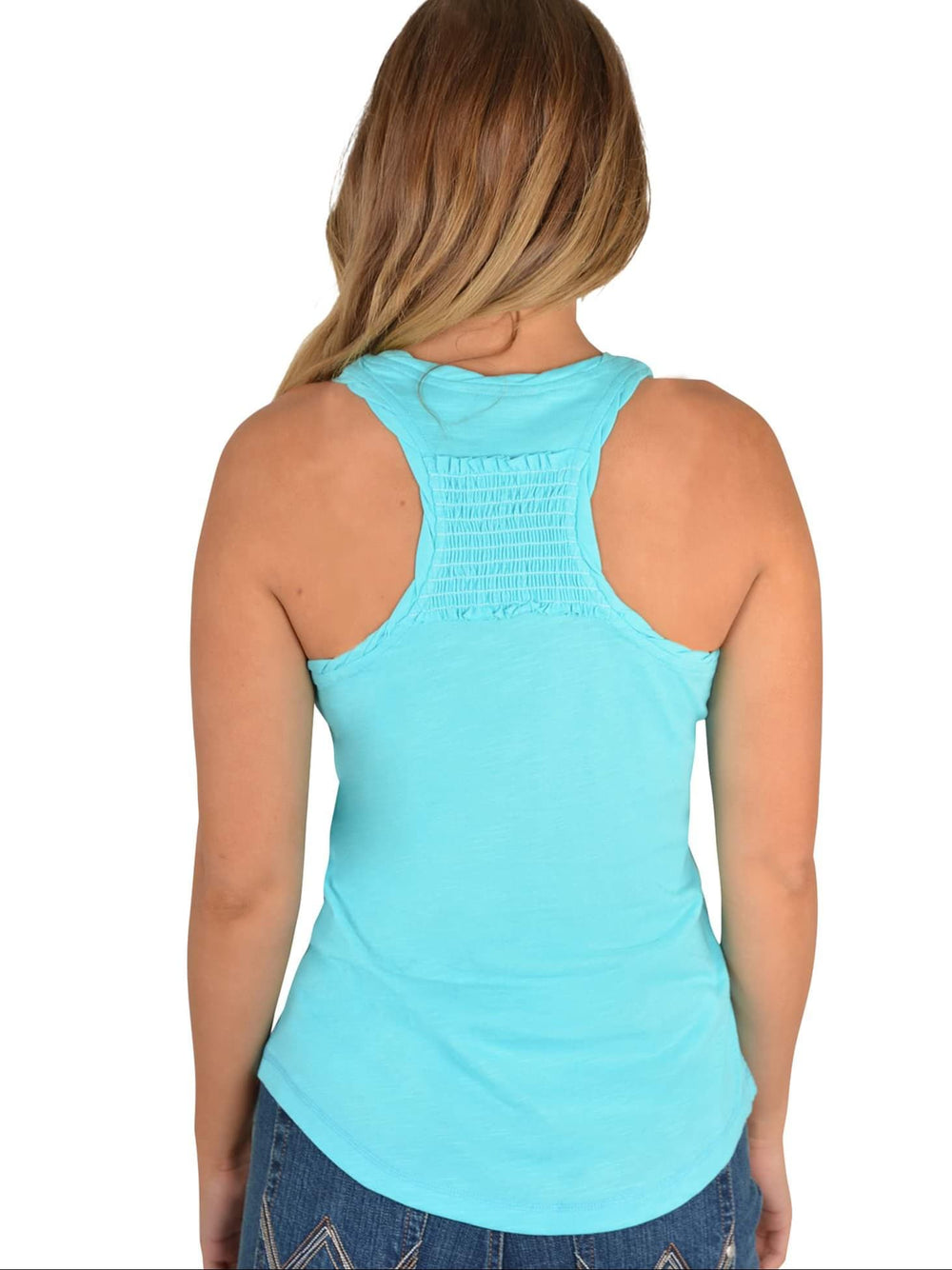 Wrangler Eleanor Aqua Tank Top Singlet Size  12