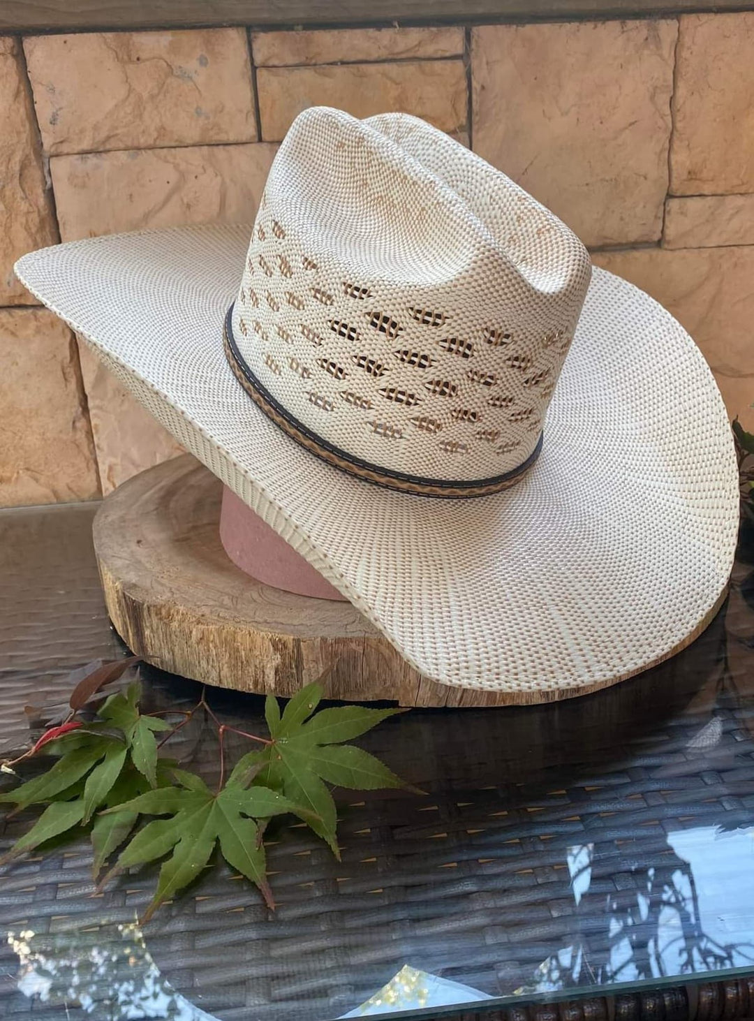 Twister Wheat Straw Unisex Cowboy Hat