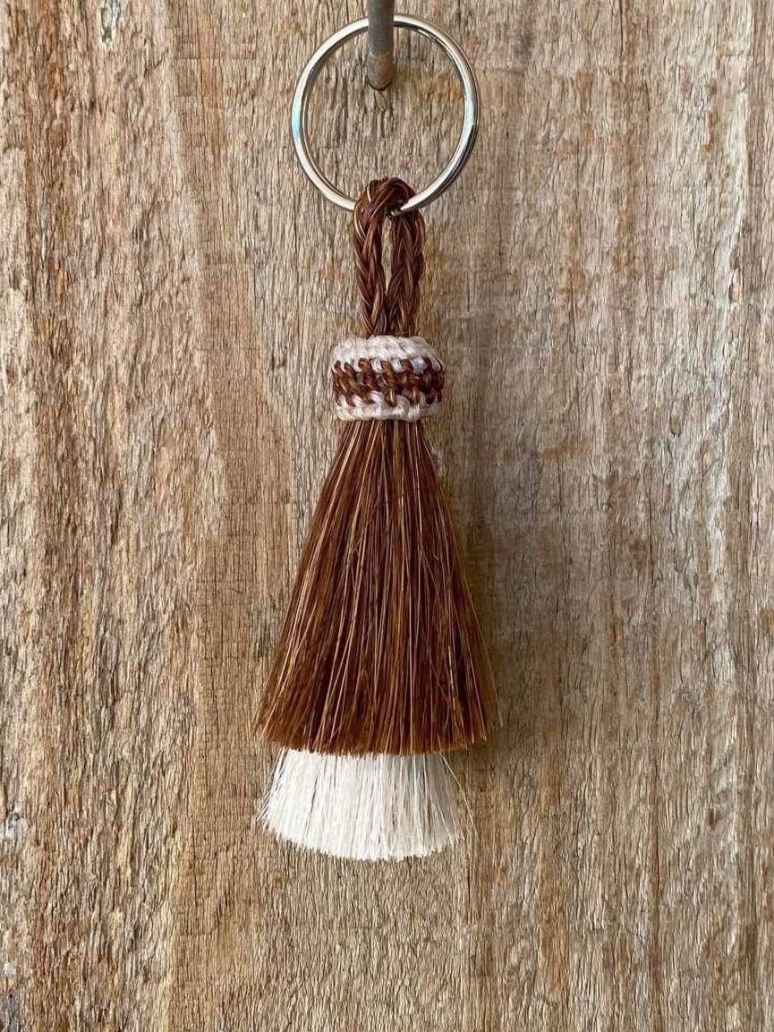 Gift - Genuine HH Mule cut Key ring or Bag Charm