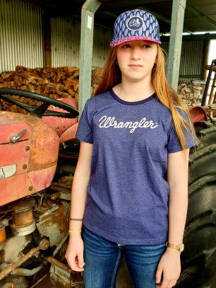 Tee - Girls Wrangler Tee Shirt Size 6