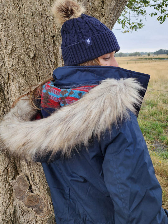 Outback Trading Luna Winter Jacket Navy - Waterproof  Size 1XL (16/18)