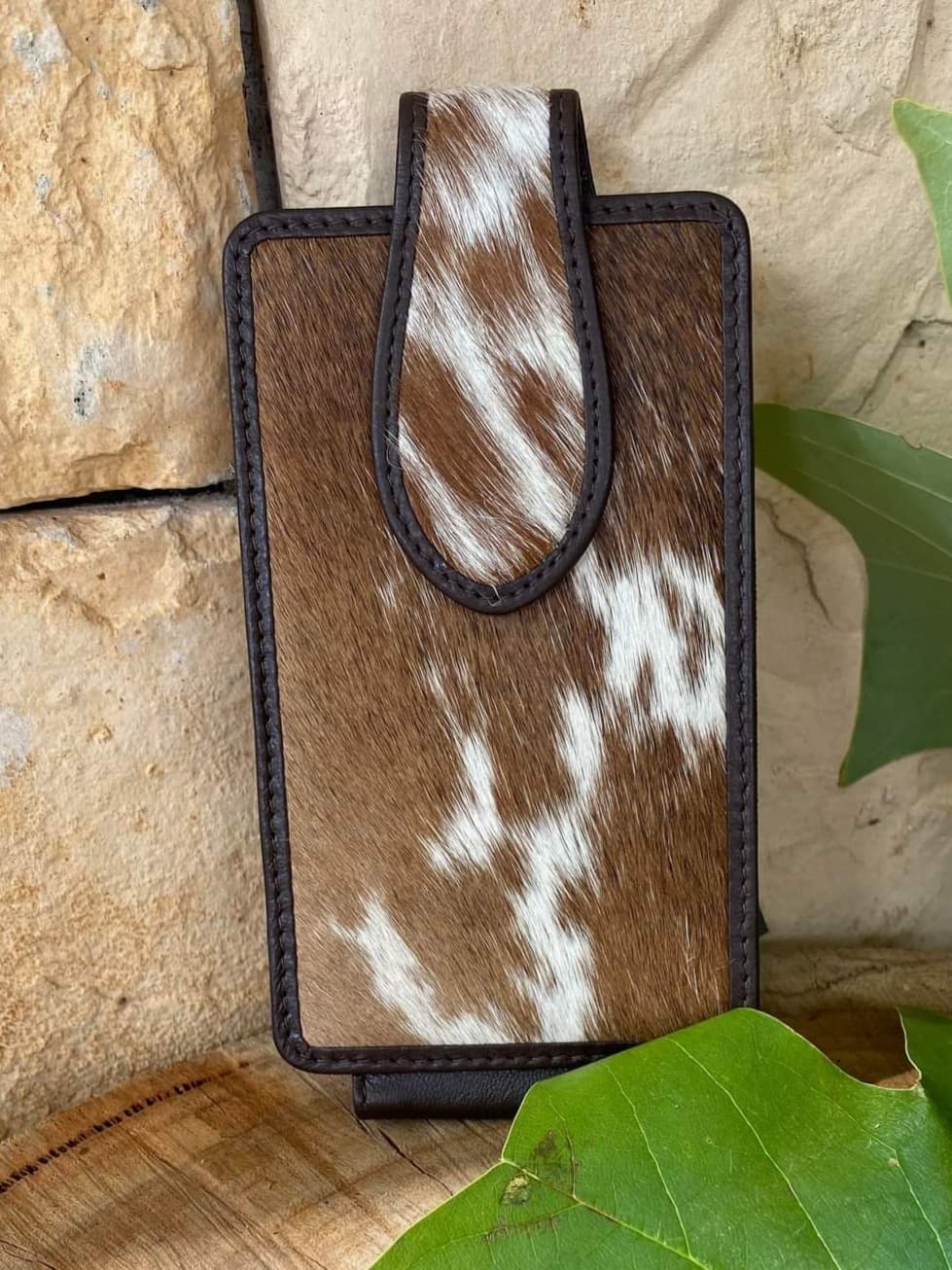 Phone - Hair on Hide Leather Mobile Phone Case