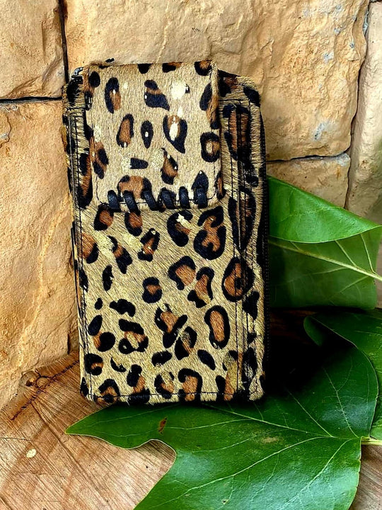 Western Hide & Leather Phone Wallet Purse