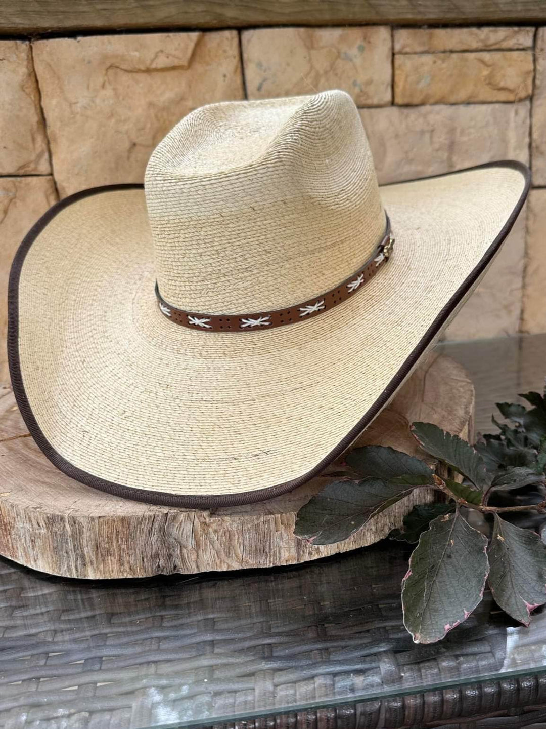 Wrangler Palmer Western Hat Palm Leaf