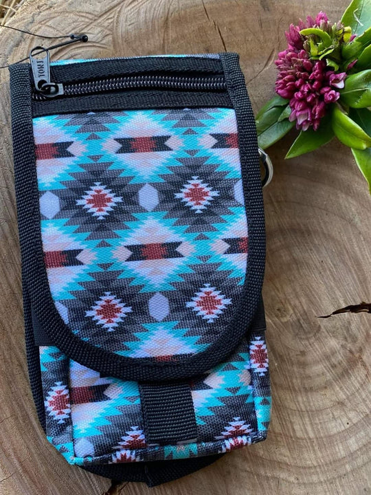 Phone Pouch -  Southwestern Tribal  Print