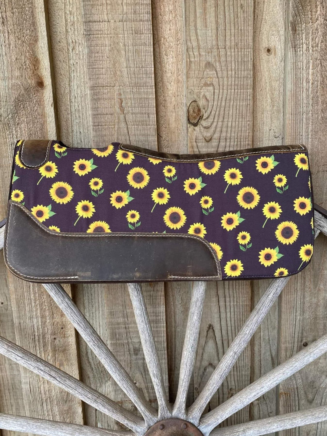 Western PONY  Western Saddle Pad Felt 24"X 24" Sunflower